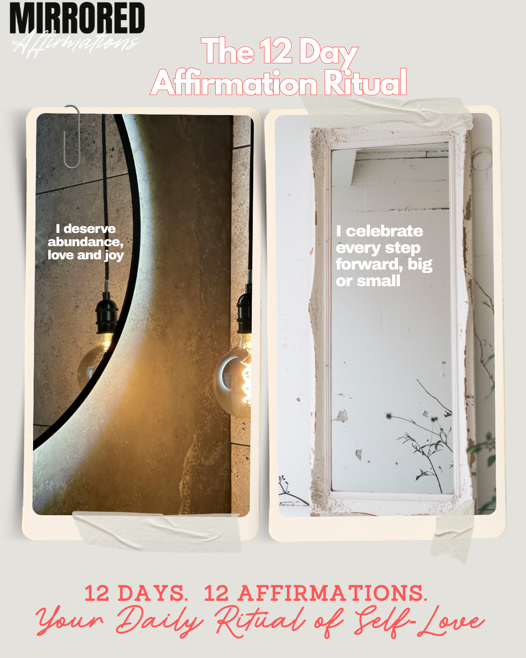 12-Day Affirmation Ritual Advent Calendar