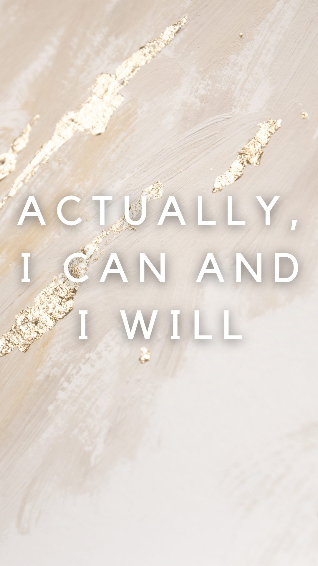 Download Our Free Affirmation - Actually I can and I will