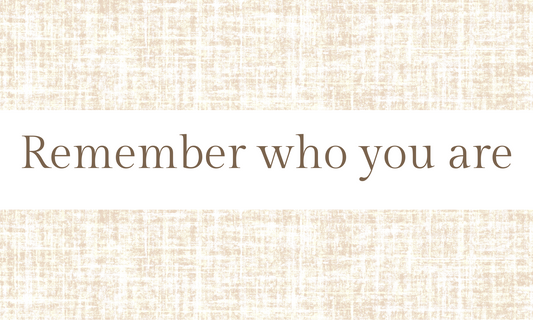 Textured Wall Affirmation Sticker – Remember who you are